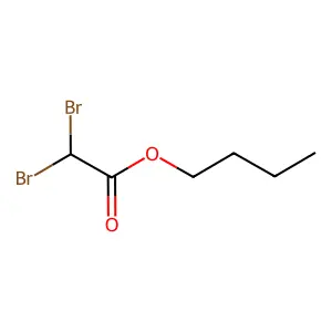 Butyl dibromoacetate structure