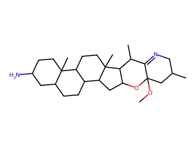 Cinchonine, mononitrate, hemihydrate structure