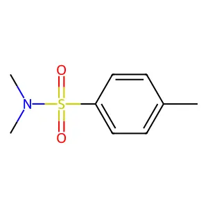 Benzenesulfonamide, N,N,4-trimethyl- structure