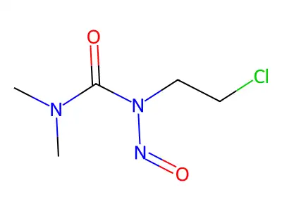1-Nitroso-1-(2-chloroethyl)-3,3-dimethylurea structure