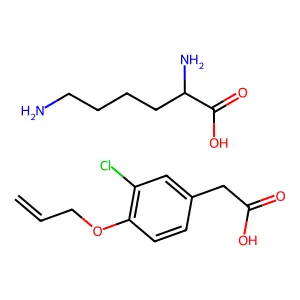 Alclofenac lysinate structure