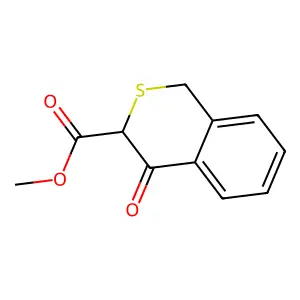 Methyl 4-oxo-3,4-dihydro-1H-2-benzothiopyran-3-carboxylate structure