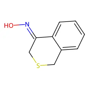 1H-2-Benzothiopyran-4(3H)-one, oxime structure