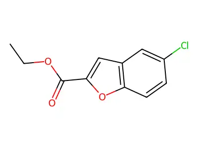 Ethyl 5-chlorobenzofuran-2-carboxylate structure