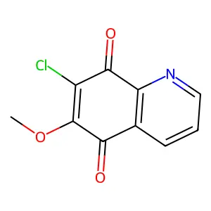 7-Chloro-6-methoxyquinoline-5,8-dione structure