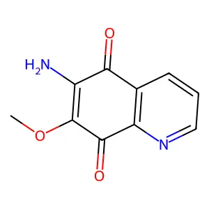 6-Amino-7-methoxyquinoline-5,8-dione structure