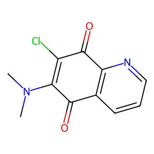 7-Chloro-6-(dimethylamino)quinoline-5,8-dione structure