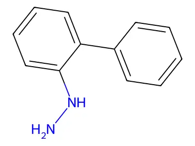 Biphenyl-2-YL-hydrazine structure