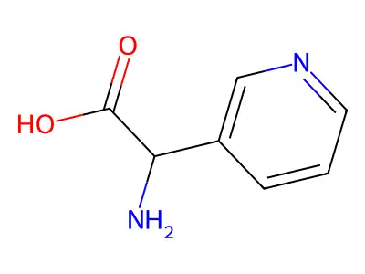 (S)-Amino-pyridin-3-YL-acetic acid structure