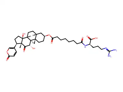 Areno-bufotoxin structure
