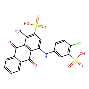 C20H13ClN2O8S2 structure