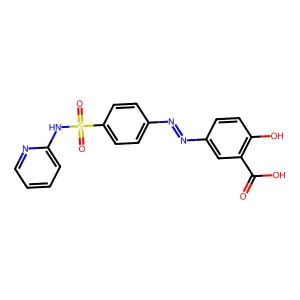 Sulfasalazine structure
