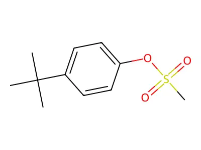 4-Tert-butylphenyl methanesulfonate structure