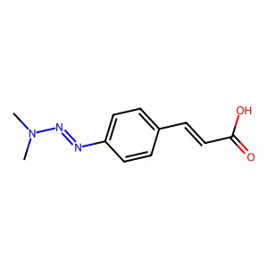 2-Propenoic acid, 3-(4-(3,3-dimethyl-1-triazenyl)phenyl)- structure