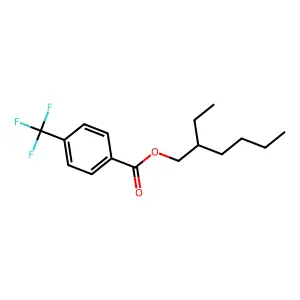 2-Ethylhexyl 4-(trifluoromethyl)benzoate structure