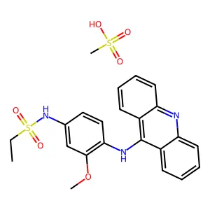 Ethanesulfonamide, monomethanesulfonate structure