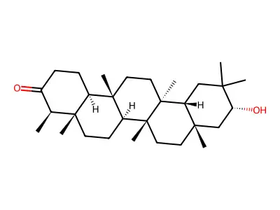 21-Hydroxyfriedelan-3-one structure