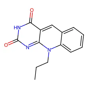 10-Propylpyrimido[4,5-b]quinoline-2,4(3H,10H)-dione structure