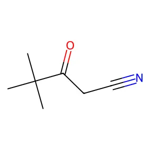 4,4-二甲基-3-氧代戊腈 structure