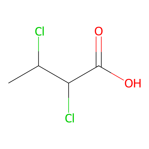 Butyric acid, 2,3-dichloro- structure