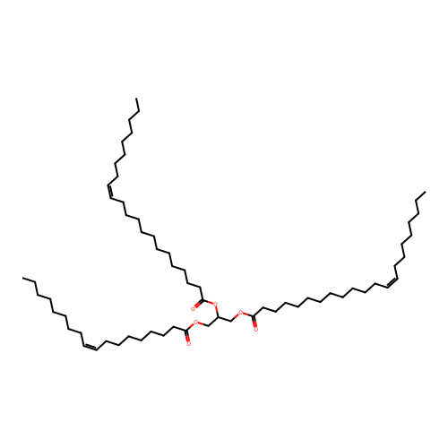 [2-[(Z)-Docos-13-enoyl]oxy-3-[(Z)-octadec-9-enoyl]oxypropyl] (Z)-docos-13-enoate structure