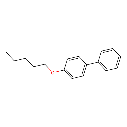 4-(Pentyloxy)biphenyl structure