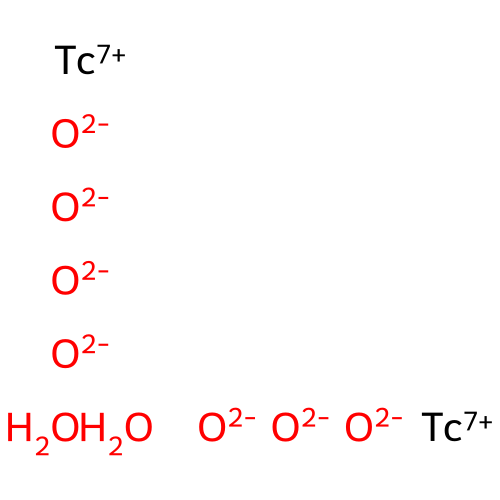 Technetium oxide, dihydrate structure