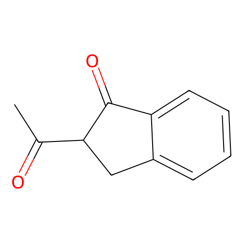 2-Acetyl-2,3-dihydro-1h-inden-1-one structure