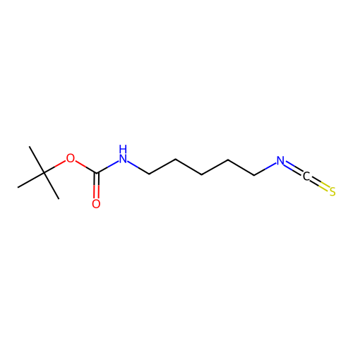tert-Butyl N-(5-isothiocyanatopentyl)carbamate structure