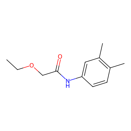 N-(3,4-dimethylphenyl)-2-ethoxyacetamide structure