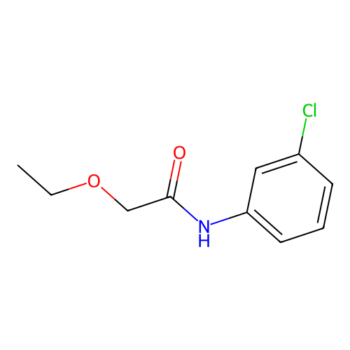 N-(3-chlorophenyl)-2-ethoxyacetamide structure
