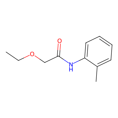 2-ethoxy-N-(2-methylphenyl)acetamide structure