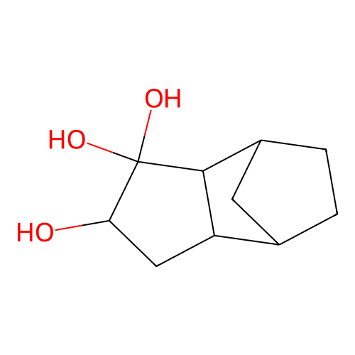Octahydro-4,7-methano-1H-indenetriol structure