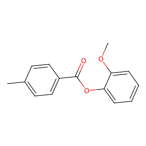 2-Methoxyphenyl 4-methylbenzoate structure