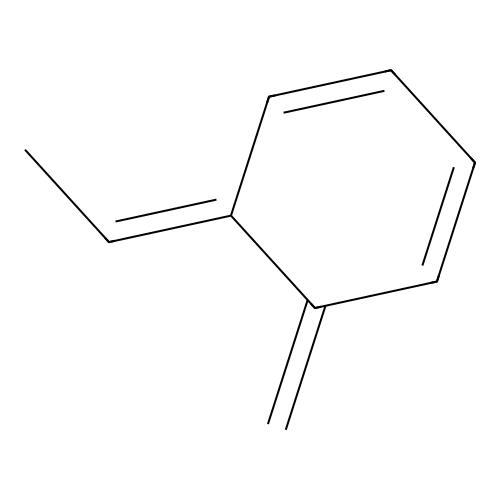 1,3-Cyclohexadiene, 5-ethylidene-6-methylene- structure
