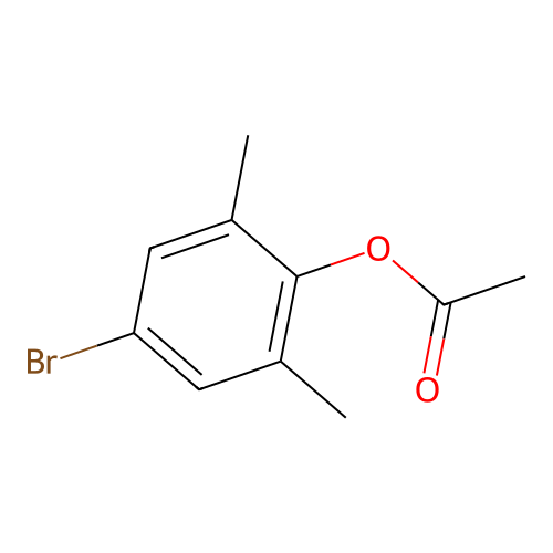 4-Bromo-2,6-dimethylphenyl acetate structure