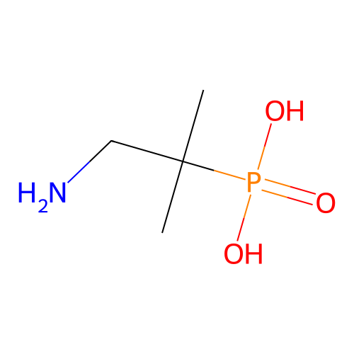 (1-Amino-2-methylpropan-2-yl)phosphonic acid structure