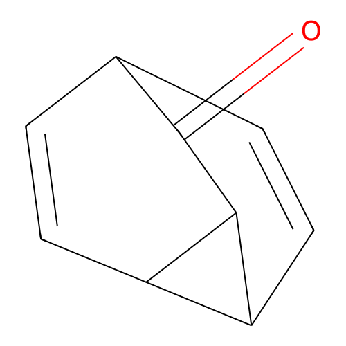Tricyclo[3.3.1.0(2,8)]nona-3,6-dien-9-one structure
