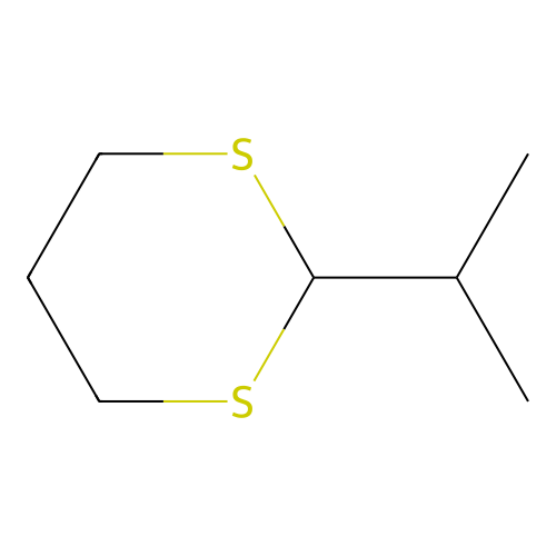 2-Isopropyl-1,3-dithiane structure