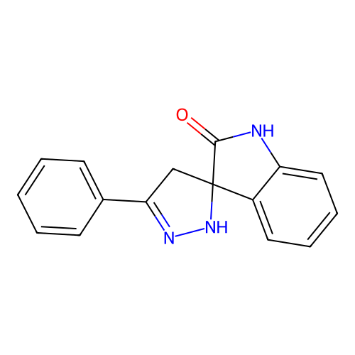 5'-Phenyl-2',4'-dihydrospiro[indoline-3,3'-pyrazol]-2-one structure