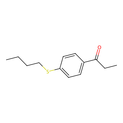 1-(4-(Butylthio)phenyl)-1-propanone structure