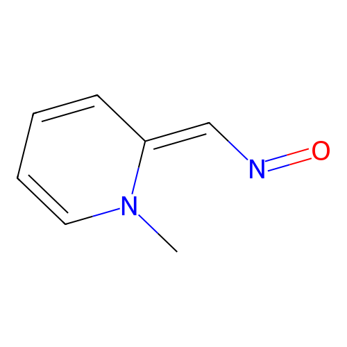 1-Methyl-2-(nitrosomethylidene)pyridine structure