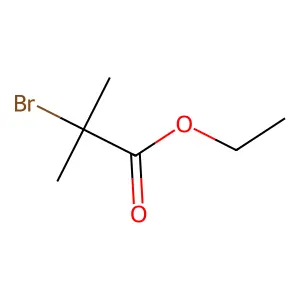2-溴-2-甲基丙酸乙酯 structure