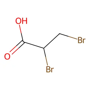 2,3-二溴丙酸 structure