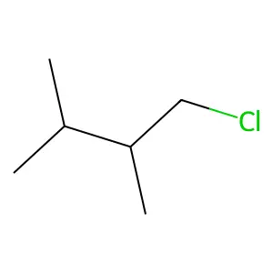 1-Chloro-2,3-dimethylbutane structure