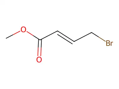 2-Butenoic acid, 4-bromo-, methyl ester structure