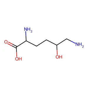 DL-5-羟基赖氨酸 structure