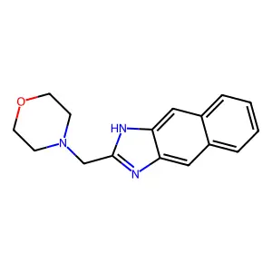 2-Morpholin-4-ylmethyl-1H-naphtho[2,3-d]imidazole structure