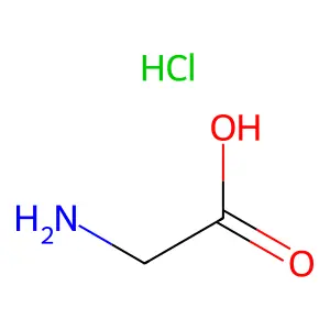 甘氨酸盐酸盐 structure