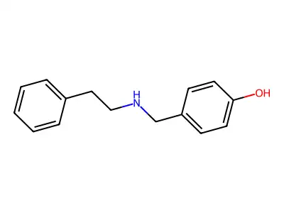 4-(Phenethylaminomethyl)phenol structure